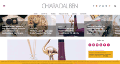 Desktop Screenshot of chiaradalben.com